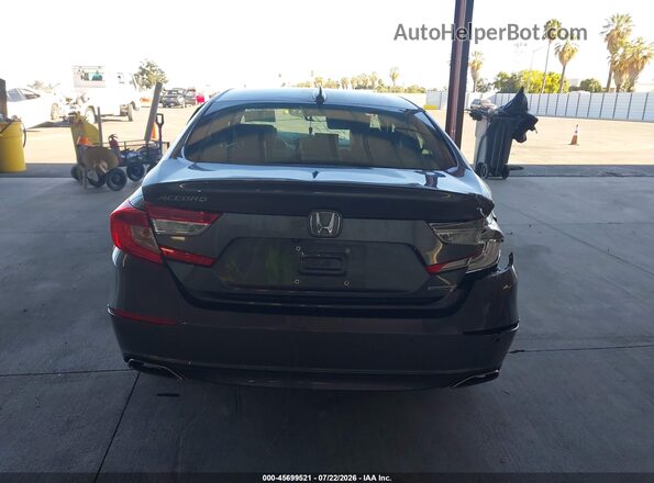 1HGCV1F97JA140635 2018 HONDA ACCORD Gray 