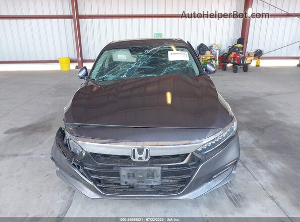 1HGCV1F97JA140635 2018 HONDA ACCORD Gray ხელსაწყოთა პანელის ხედი