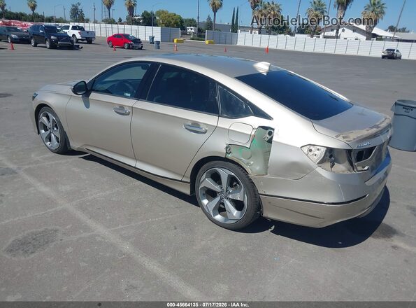 1HGCV1F97JA218024 2018 HONDA ACCORD Кремовый Задняя левая четверть
