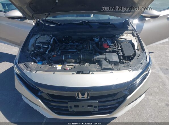 1HGCV1F97JA218024 2018 HONDA ACCORD Кремовый Вид сзади