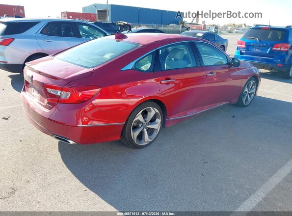 1HGCV1F98JA002697 2018 HONDA ACCORD Red Задня права чверть