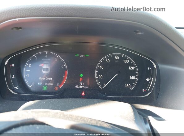 1HGCV1F98JA002697 2018 HONDA ACCORD Red Вид задніх сидінь