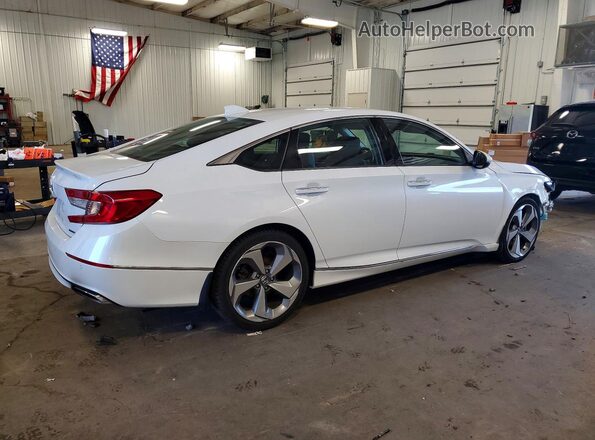 1HGCV1F98JA057943 2018 HONDA ACCORD White Tył prawy