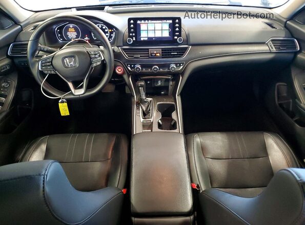 1HGCV1F98JA057943 2018 HONDA ACCORD White Widok deski rozdzielczej