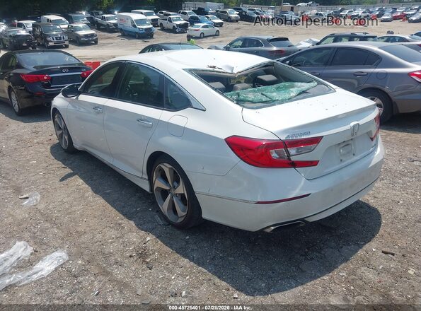 1HGCV1F99JA008041 2018 HONDA ACCORD White Tył lewy