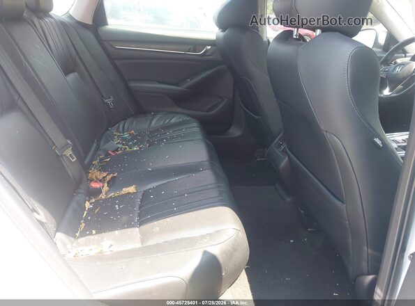 1HGCV1F99JA008041 2018 HONDA ACCORD White Widok naklejki z numerem VIN