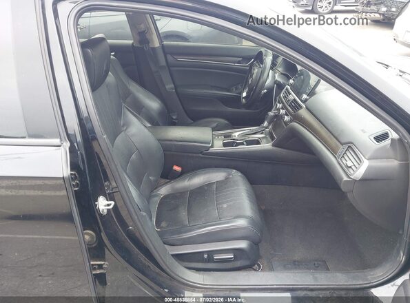 1HGCV1F99JA010601 2018 HONDA ACCORD Black Vista interior delantera