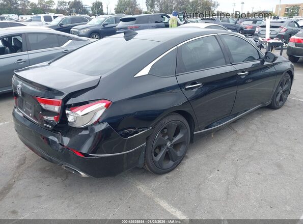 1HGCV1F99JA010601 2018 HONDA ACCORD Black Trasero derecho