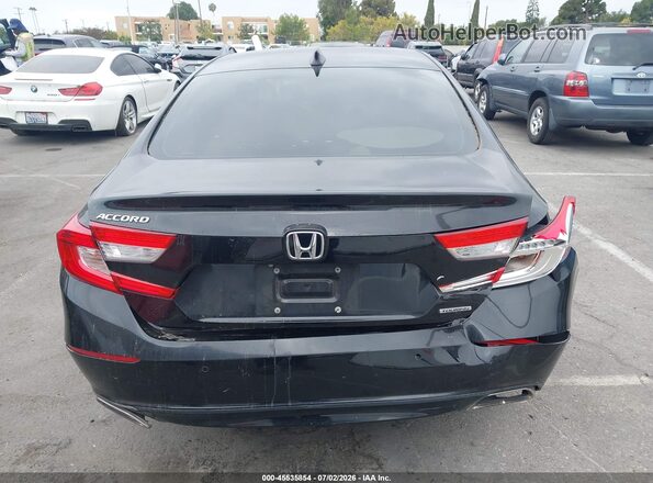 1HGCV1F99JA010601 2018 HONDA ACCORD Black 