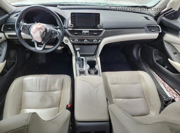 1HGCV1F99JA062908 2018 HONDA ACCORD White Առջևի վահանակի տեսք