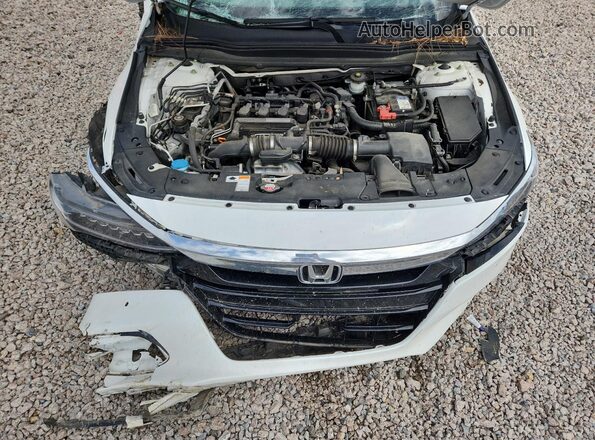 1HGCV1F99JA062908 2018 HONDA ACCORD White Սալոնի հետևի տեսք