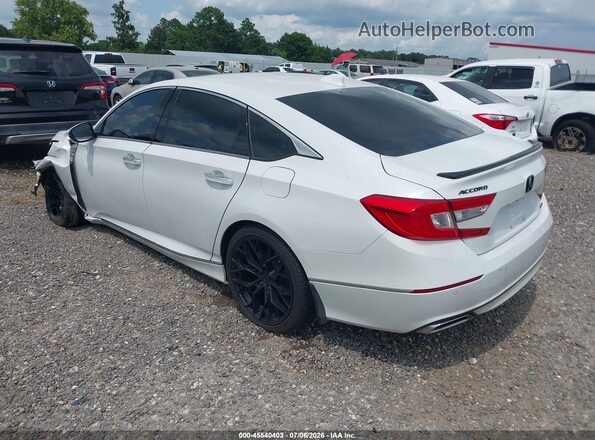 1HGCV1F99JA117373 2018 HONDA ACCORD White Trasero izquierdo