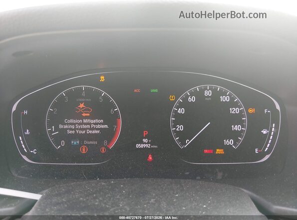 1HGCV1F99JA155329 2018 HONDA ACCORD White Vista de los asientos traseros