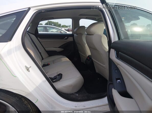 1HGCV1F99JA155329 2018 HONDA ACCORD White Vista de la etiqueta del VIN