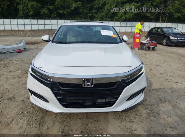 1HGCV1F99JA155329 2018 HONDA ACCORD White Vista interior trasera
