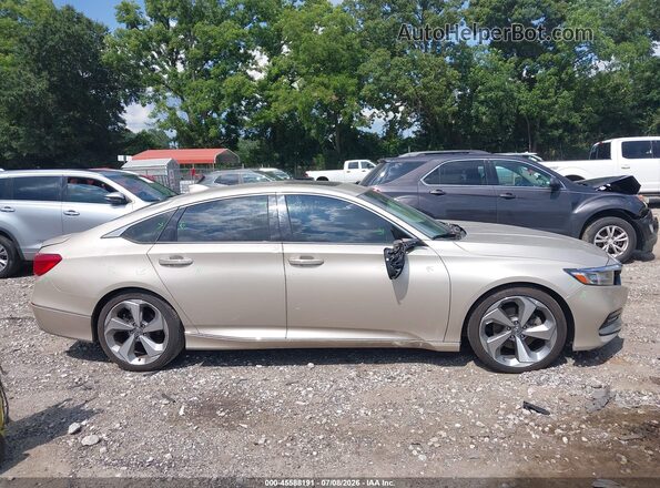 1HGCV1F9XJA022966 2018 HONDA ACCORD Beige Вид задньої частини салону