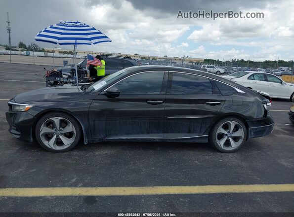 1HGCV1F9XJA030484 2018 HONDA ACCORD Gray Панорамний вид салону 360°