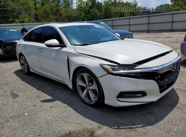1HGCV1F9XJA144162 2018 HONDA ACCORD White Front right