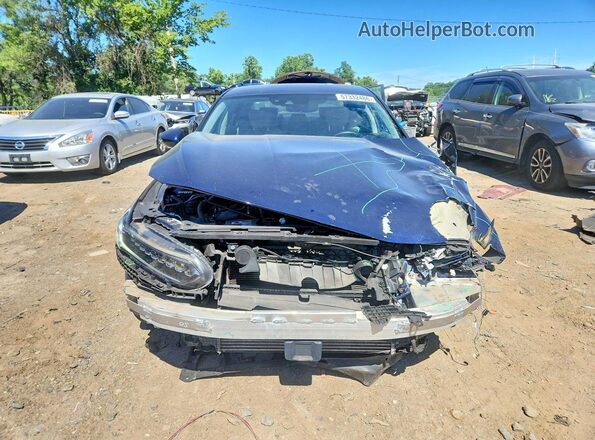 1HGCV1F9XJA148888 2018 HONDA ACCORD Blue Vista frontal