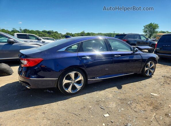 1HGCV1F9XJA148888 2018 HONDA ACCORD Blue Trasero derecho