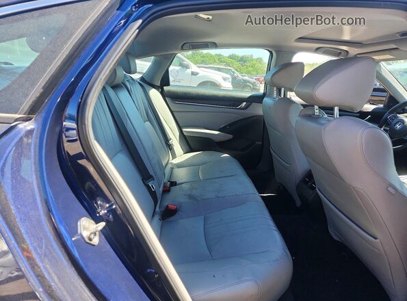 1HGCV1F9XJA148888 2018 HONDA ACCORD Blue Vista de los asientos traseros