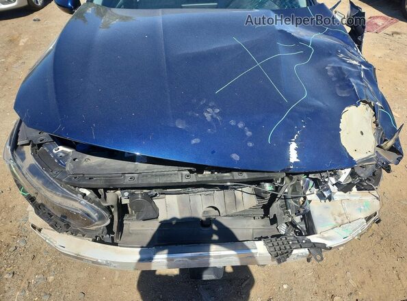 1HGCV1F9XJA148888 2018 HONDA ACCORD Blue Vista interior trasera