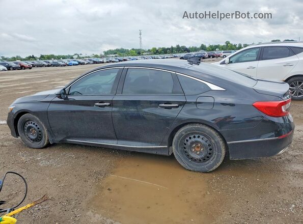 1HGCV1F9XJA802109 2018 HONDA ACCORD Black Tył lewy