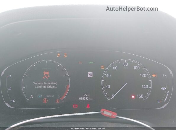1HGCV2E32KA006684 2019 HONDA ACCORD Red Widok tylnych siedzeń