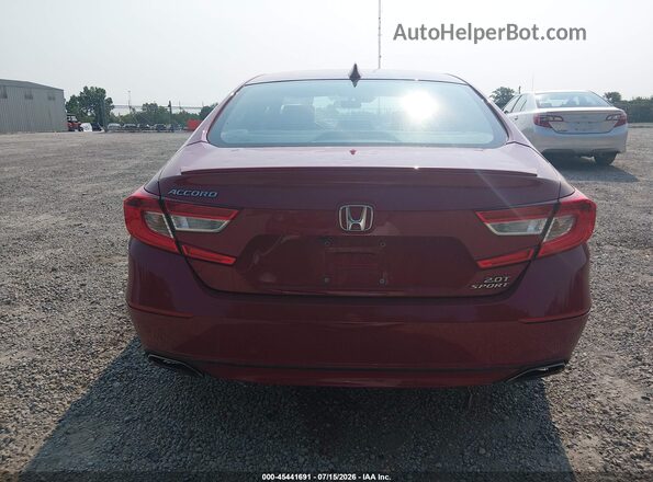 1HGCV2E32KA006684 2019 HONDA ACCORD Red 