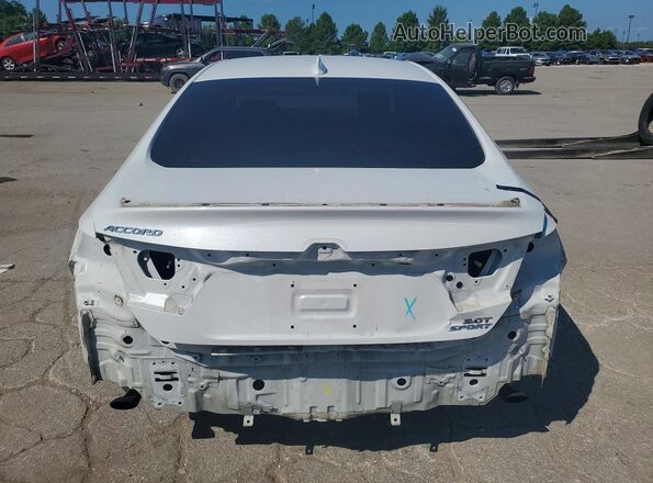 1HGCV2F30KA008397 2019 HONDA ACCORD White Vista trasera