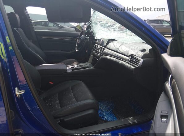 1HGCV2F30LA011317 2020 HONDA ACCORD Blue Vista interior delantera