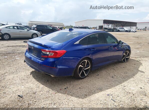 1HGCV2F30LA011317 2020 HONDA ACCORD Blue Trasero derecho