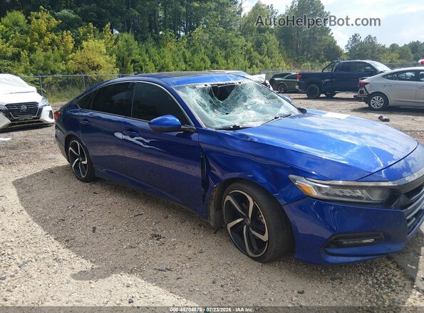 1HGCV2F30LA011317 2020 HONDA ACCORD Blue Vista frontal