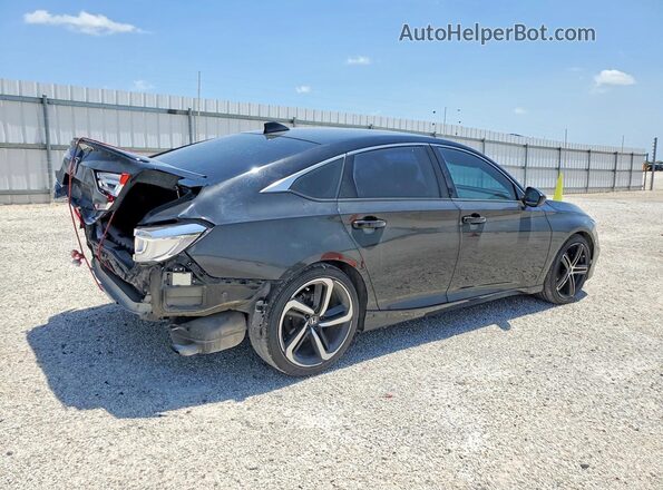 1HGCV2F30LA022236 2020 HONDA ACCORD Black უკანა მარჯვენა