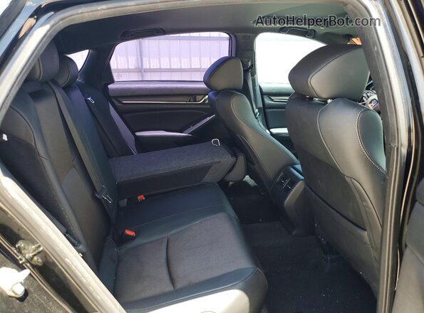 1HGCV2F30LA022236 2020 HONDA ACCORD Black უკანა სავარძლების ხედი