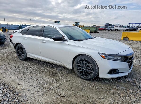 1HGCV2F30MA015109 2021 HONDA ACCORD White Delantero derecho