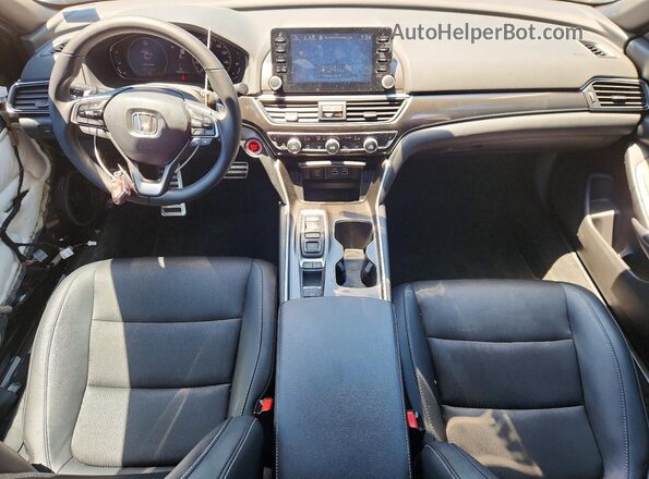 1HGCV2F30MA023291 2021 HONDA ACCORD Black Вид панелі приладів
