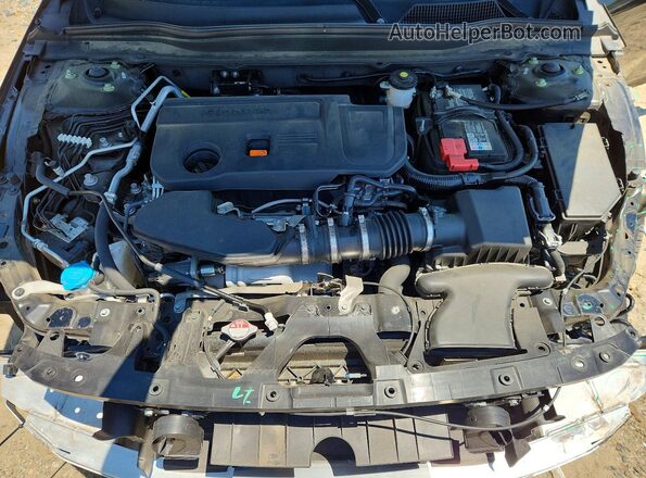 1HGCV2F30MA023291 2021 HONDA ACCORD Black Вид задньої частини салону