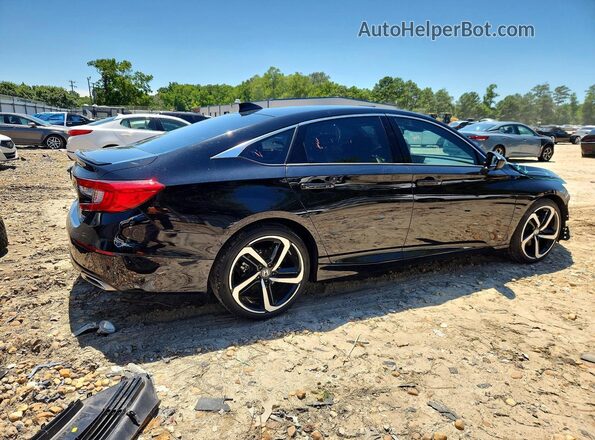 1HGCV2F30MA023291 2021 HONDA ACCORD Black Задня права чверть