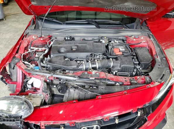 1HGCV2F30MA025638 2021 HONDA ACCORD Red Widok wnętrza z tyłu