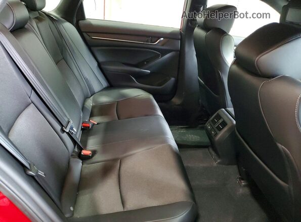 1HGCV2F30MA025638 2021 HONDA ACCORD Red Widok tylnych siedzeń