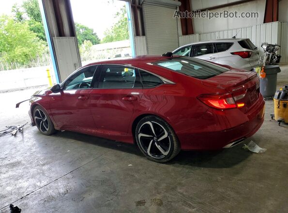 1HGCV2F30MA025638 2021 HONDA ACCORD Red Tył lewy