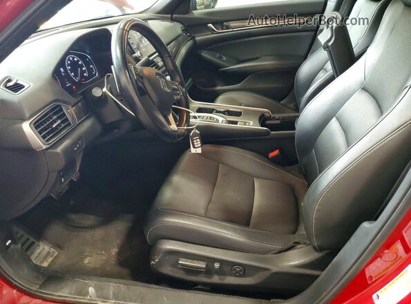 1HGCV2F30MA025638 2021 HONDA ACCORD Red Widok wnętrza z przodu
