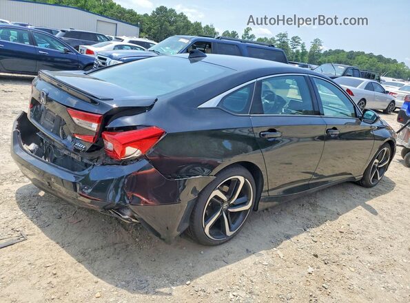 1HGCV2F30NA009635 2022 HONDA ACCORD Black Задня права чверть