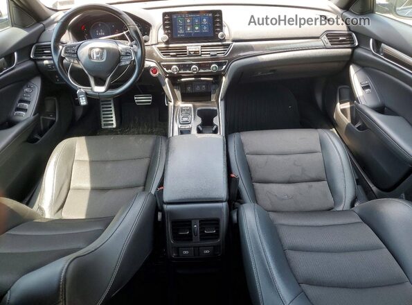 1HGCV2F30NA009635 2022 HONDA ACCORD Black Вид панелі приладів