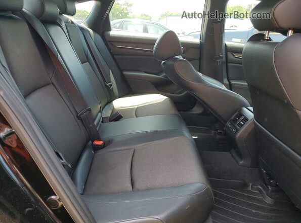 1HGCV2F30NA009635 2022 HONDA ACCORD Black Вид задніх сидінь