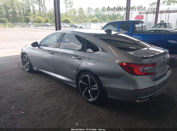 1HGCV2F30NA013930 2022 HONDA ACCORD Silver Задня ліва чверть
