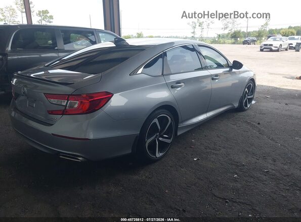1HGCV2F30NA013930 2022 HONDA ACCORD Silver Задня права чверть