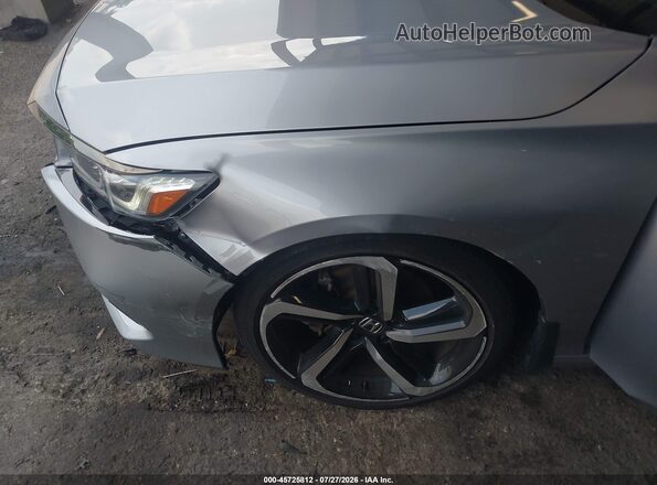 1HGCV2F30NA013930 2022 HONDA ACCORD Silver Вид спереду