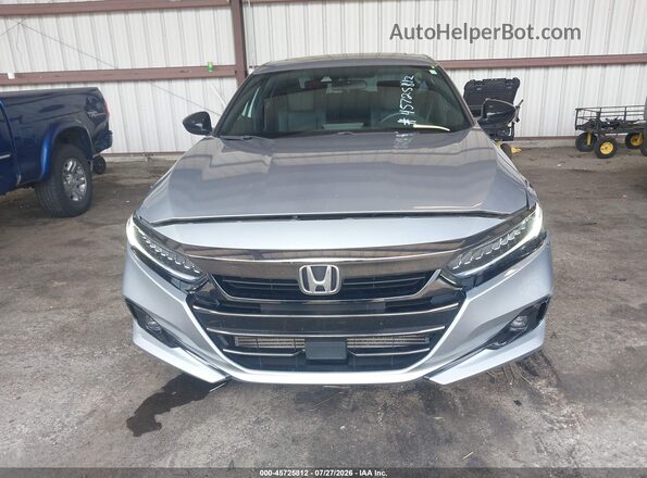 1HGCV2F30NA013930 2022 HONDA ACCORD Silver Вид щитка приладів